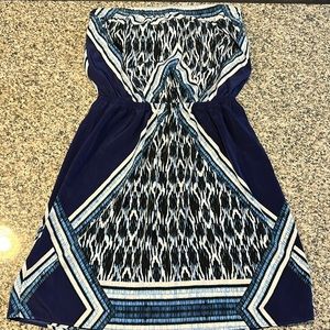 Strapless mini dress Express